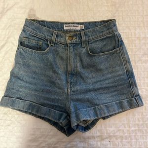 ICONIC American Apparel high wasted Jean shorts
